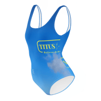 Image 4 of Sky's Limitless One-Piece Swimsuit . Believe = Achieve 