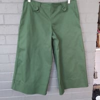 Image 4 of KylieJane button pants - fresh green denim