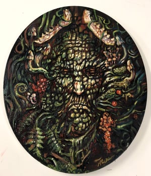 Image of The Green Man original oil painting 