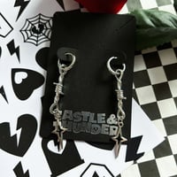 Image 2 of KIM - Star Drop Hoops