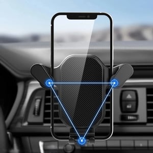 Image of Universal Car Hook Base Phone Holder for Car Air Vent Dashboard Mobile Phone Navigation Bracket 
