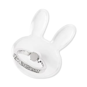 Image of 360° Degree Rotatable For Cellphone Holder Stand Diamond Transparent Finger Grip 
