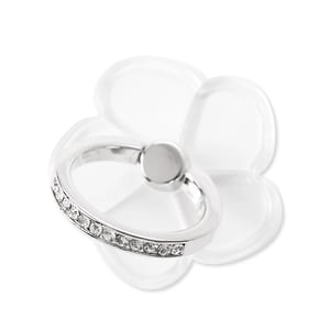 Image of 360° Degree Rotatable For Cellphone Holder Stand Diamond Transparent Finger Grip 