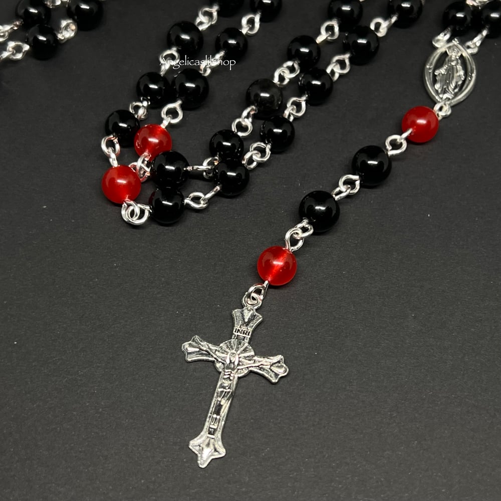 Black Obsidian Rosary