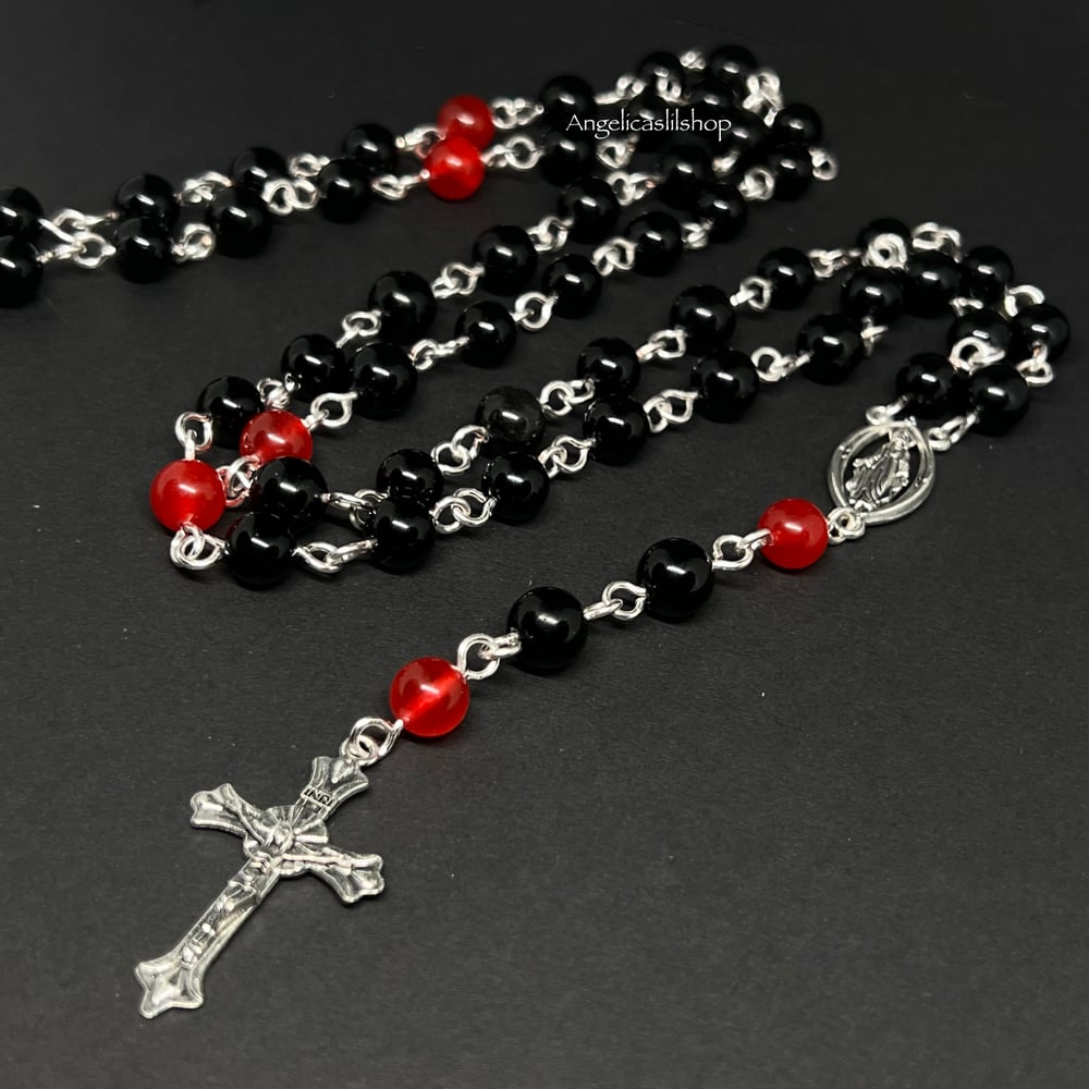 Black Obsidian Rosary