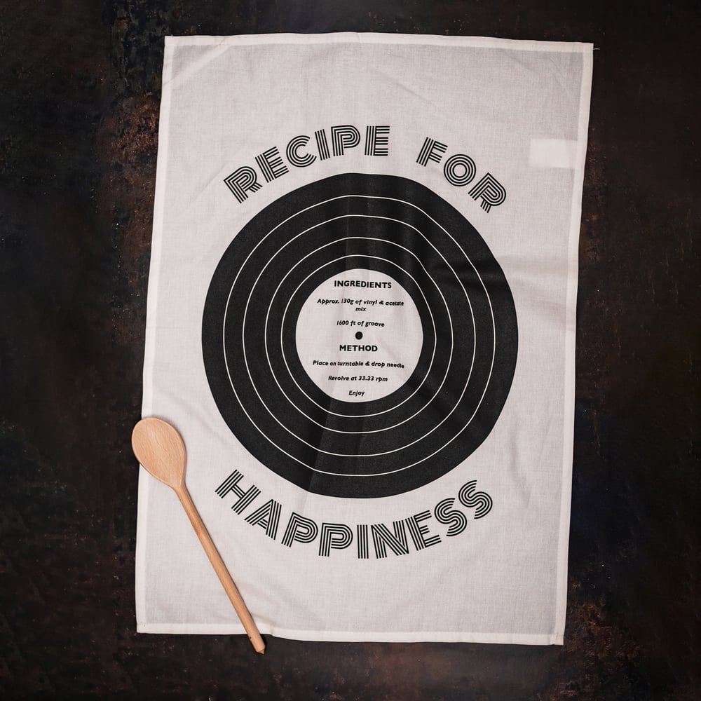 Recipe for Happiness Tea Towel