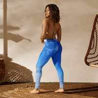 Image 3 of Sky's Limitless Leggings . Believe = Achieve