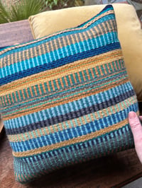 Image 3 of Tapestry Cushion - Stripe 