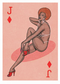 Jack of Diamonds Post card 