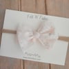 Chloe Organza pinwheel bow // Posie Collection