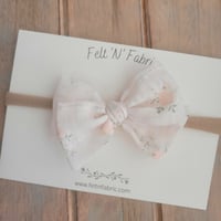 Image 2 of Chloe Organza pinwheel bow // Posie Collection