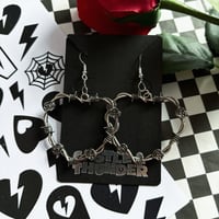 Image 2 of RUBY - Heart Earrings