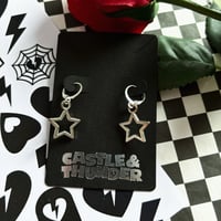 Image 2 of MAGGIE - Star Huggie Hoops