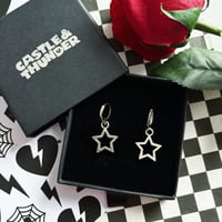 Image 1 of MAGGIE - Star Huggie Hoops