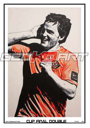 Image of DUNDEE UNITED 5 PRINT SET