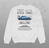 Cars and Clo - Porsche 911 GT3 RS Blueprint Sweater White