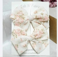 Image 1 of Sweet Rose //Pinwheel bow // Sweet Rose Collection Collection