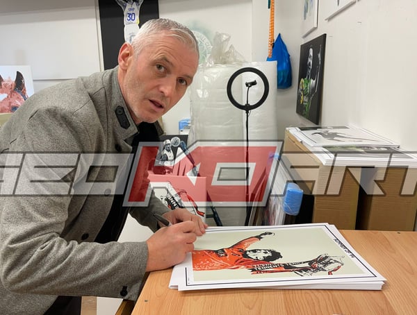 Image of ANDY McLAREN SIGNED DUFC 1994 CUP WINNER PRINT
