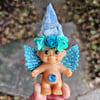 Blue Kyanite Winged Troll 3.5"