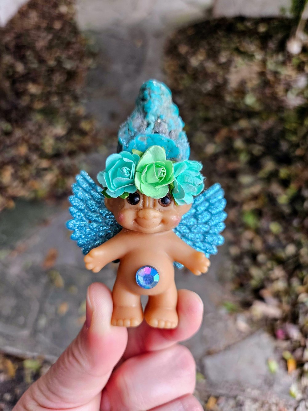 Water Water Turquoise Winged Troll 3.5"