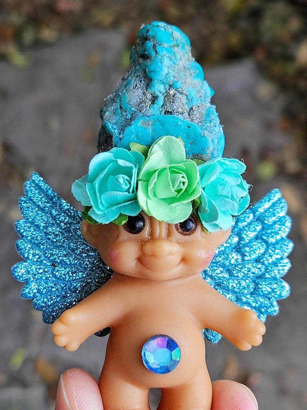 Water Water Turquoise Winged Troll 3.5"