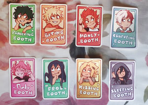 Image of BNHA Booths Stickers