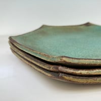 Image 2 of Petite assiette hexagonale Turquoise