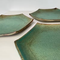 Image 1 of Petite assiette hexagonale Turquoise