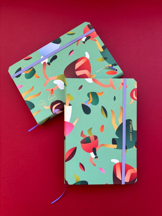 "Falling leaves" notebook