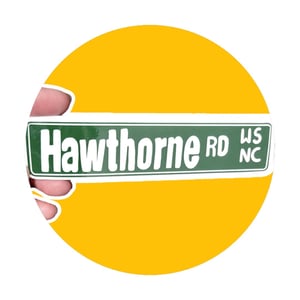 *NEW* Hawthorne Road Sticker