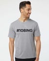 #108ING Performance Tees / Heather Grey & Black