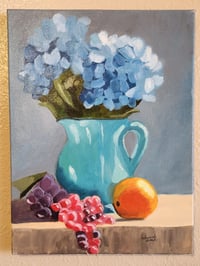 Image 1 of Blue Flowers with Fruit