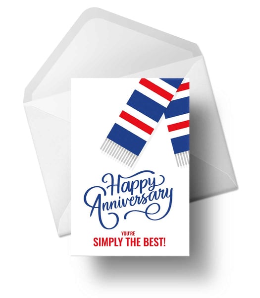 Image of Anniversary Cards for Rangers Fans