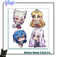 Image 3 of Dxd Chibi Sticker Sheets