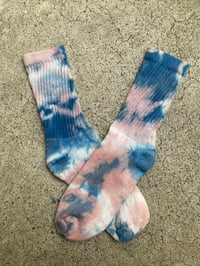 Image 2 of cotton candy cloud sock