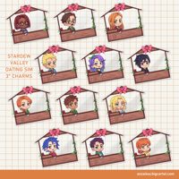 Image 1 of [STARDEW VALLEY] Dating sim charms