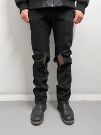 Image 5 of Milk Boy "Knee Zipper" Pleated Pants - 29