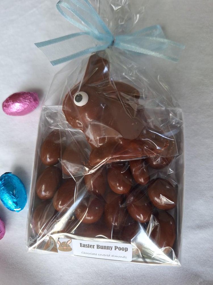 Image of Easter Bunny droppings (chocolate covered almonds!)