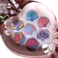 Image 1 of Pride Poke Ball Stickers