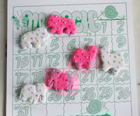 Image 2 of Frosted animal cookie magnets 
