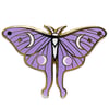 Lunar Moth Pastel Enamel Pin