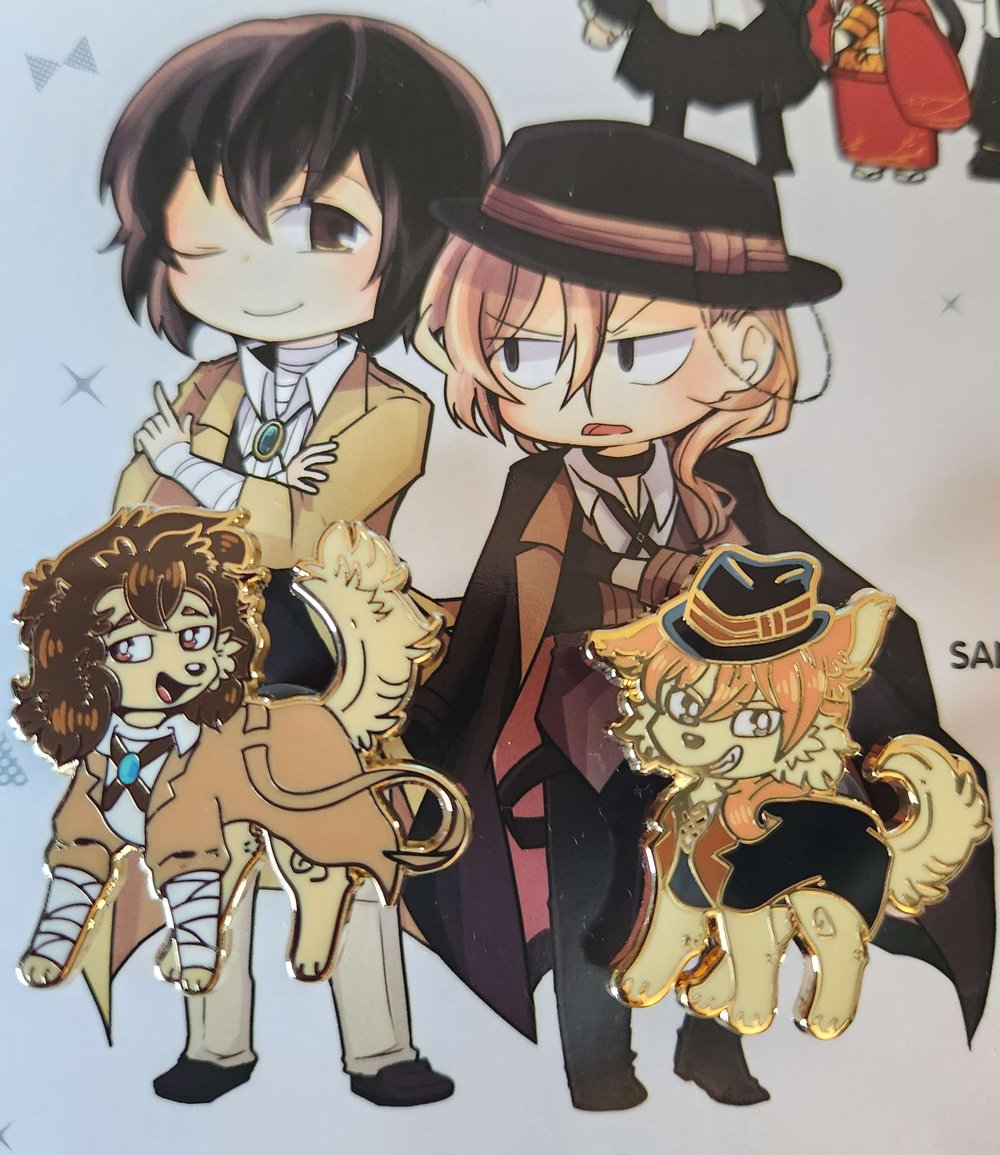 Image of BSD dog pins