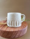 carved speckle cup