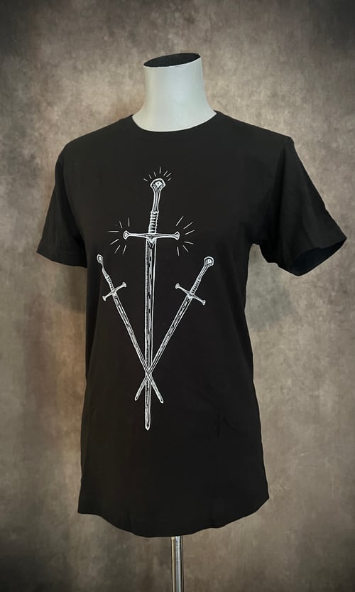 Image of THREE OF SWORDS MENS TEE