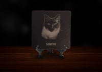 Image 2 of Pet Portrait on 4"x4" slate