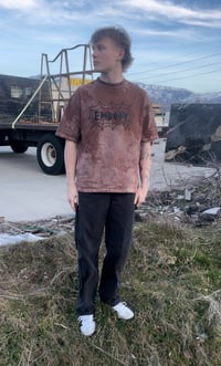 Image 4 of Web Tee (Chocolate)