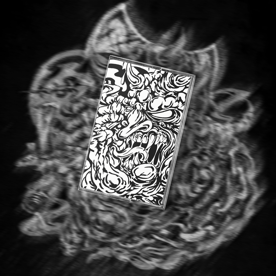 Image of Cassette S/T Dragged Across Concrete