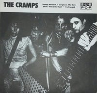 the CRAMPS - "Teenage Werewolf" 7" EP (Blue Vinyl) 