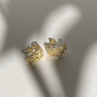 Image 3 of Gold reef earrings