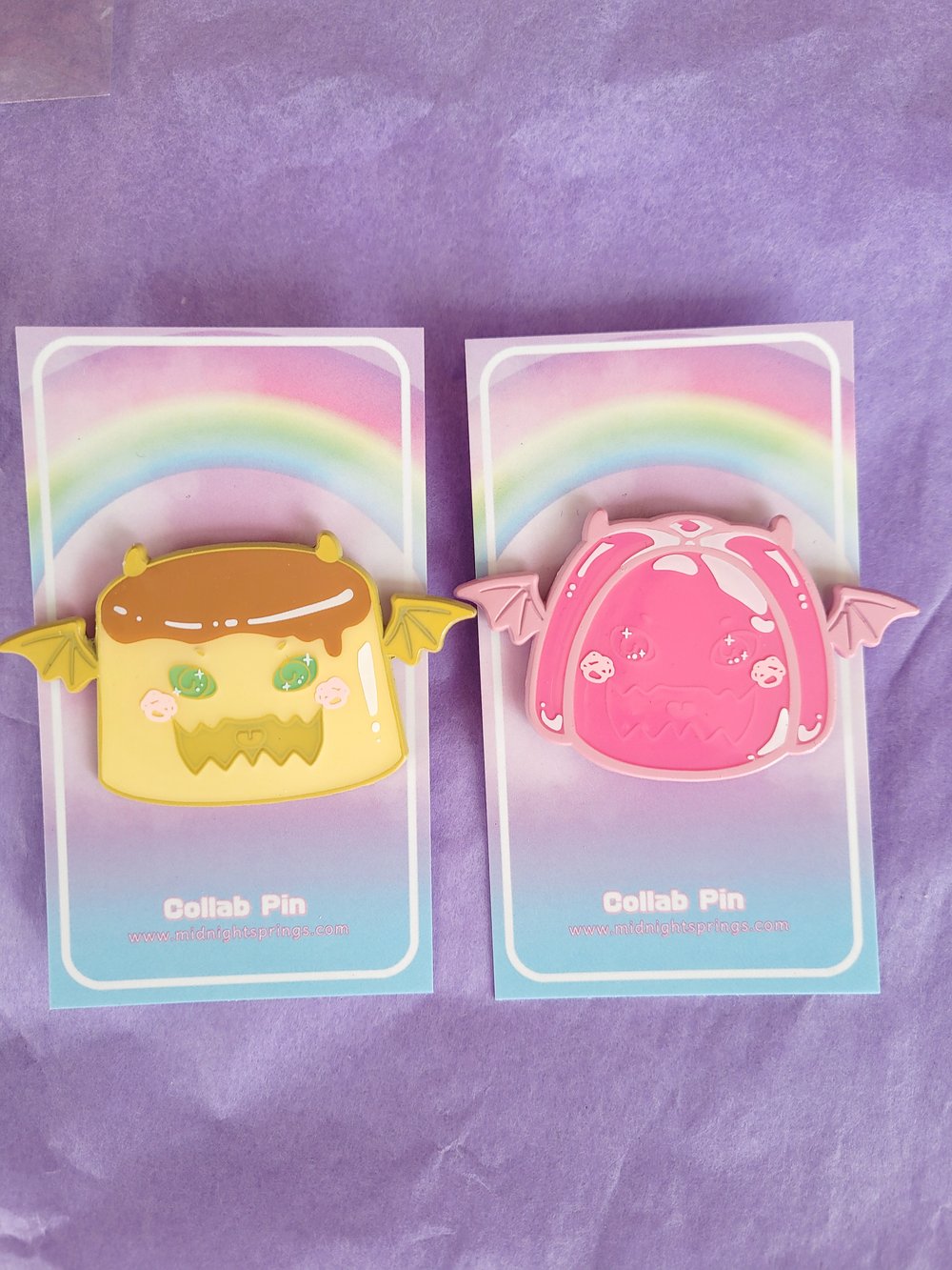 Image of Jellinom + Flanom Collab Enamel Pins